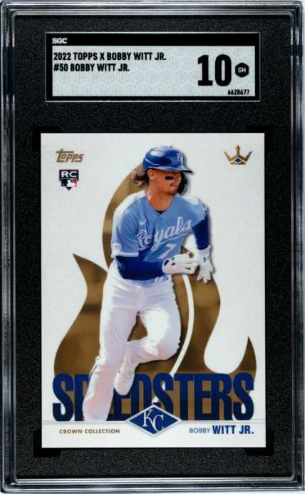 2022 Topps X Bobby Witt Jr. Bobby Witt Jr. 10 SGC #50