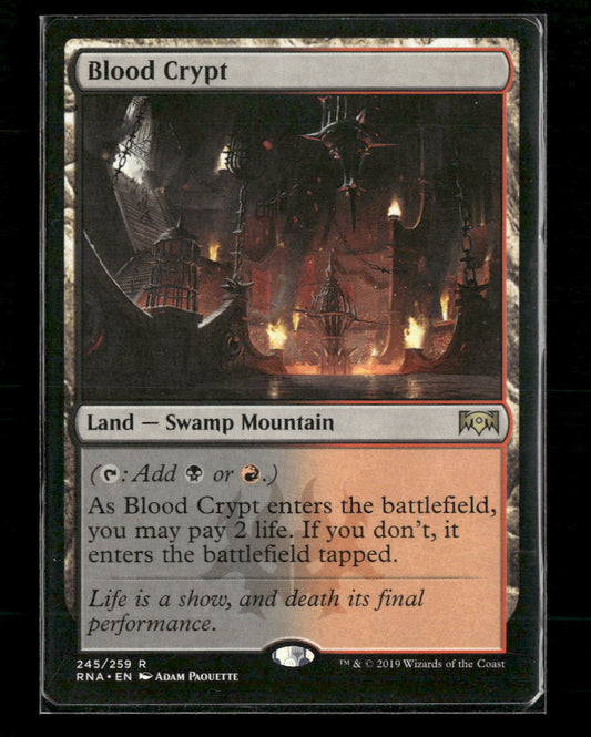 Ravnica Allegiance Blood Crypt #245