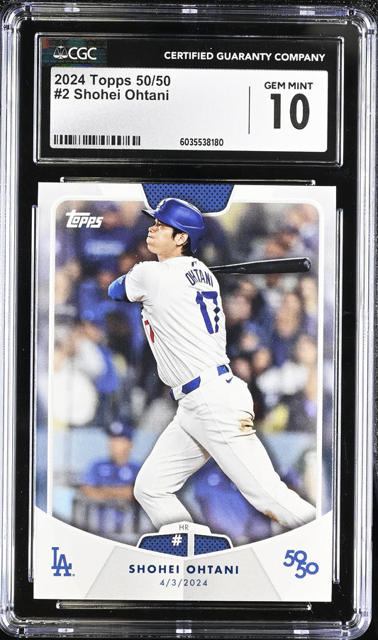 2024 50/50 Shohei Ohtani 10 CGC #2