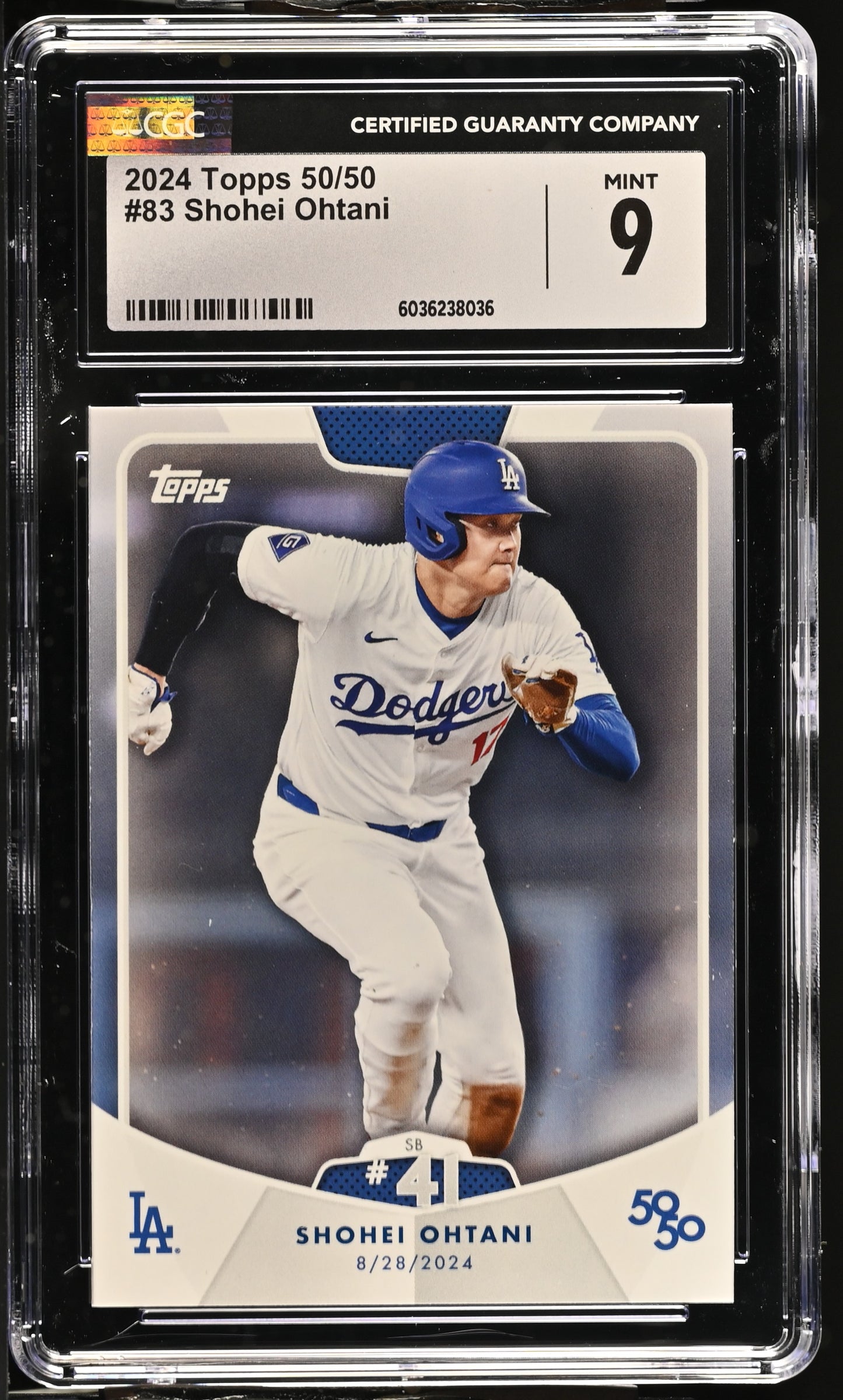 2024 50/50 Shohei Ohtani 9 CGC #83