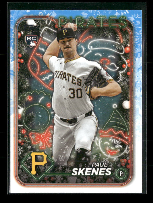 2024 Topps Holiday Paul Skenes Rookie #H165