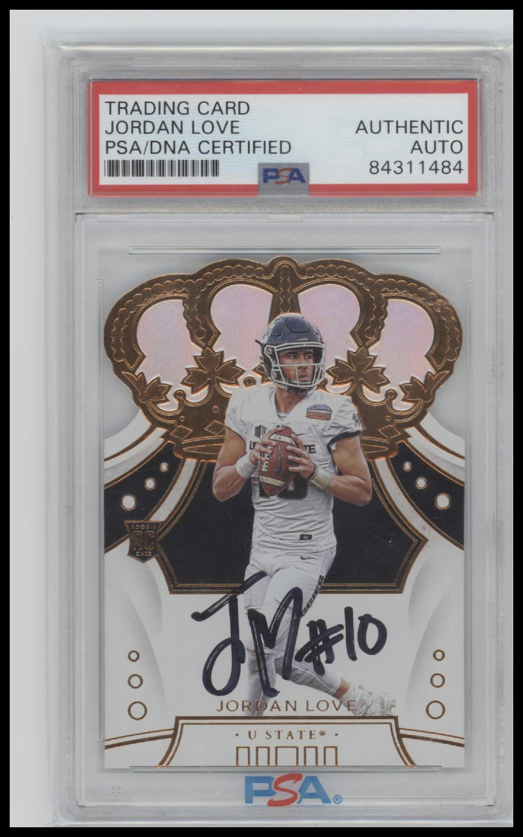 2020 Chronicles Crown Royale Draft Picks Jordan Love #28 Certified Auto