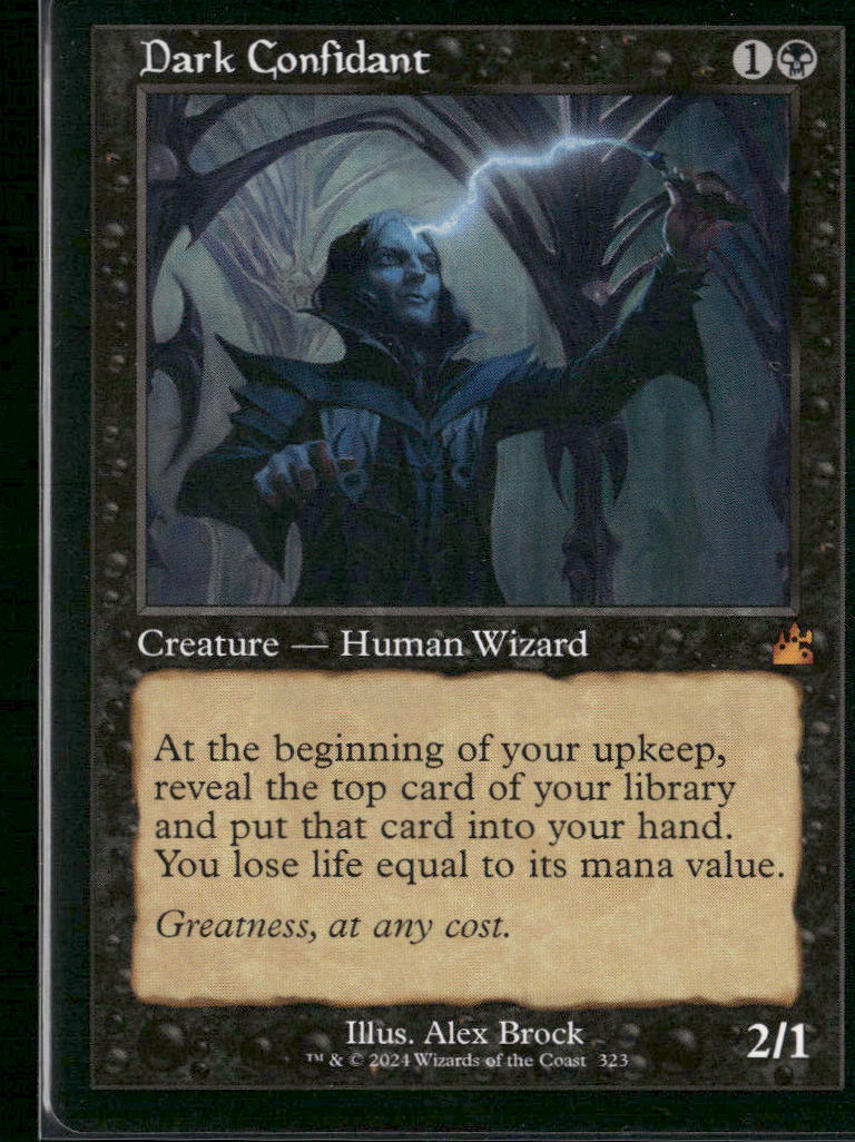 Ravnica Remastered Dark Confidant (Retro Frame) #323