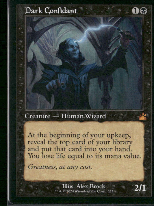 Ravnica Remastered Dark Confidant (Retro Frame) #323