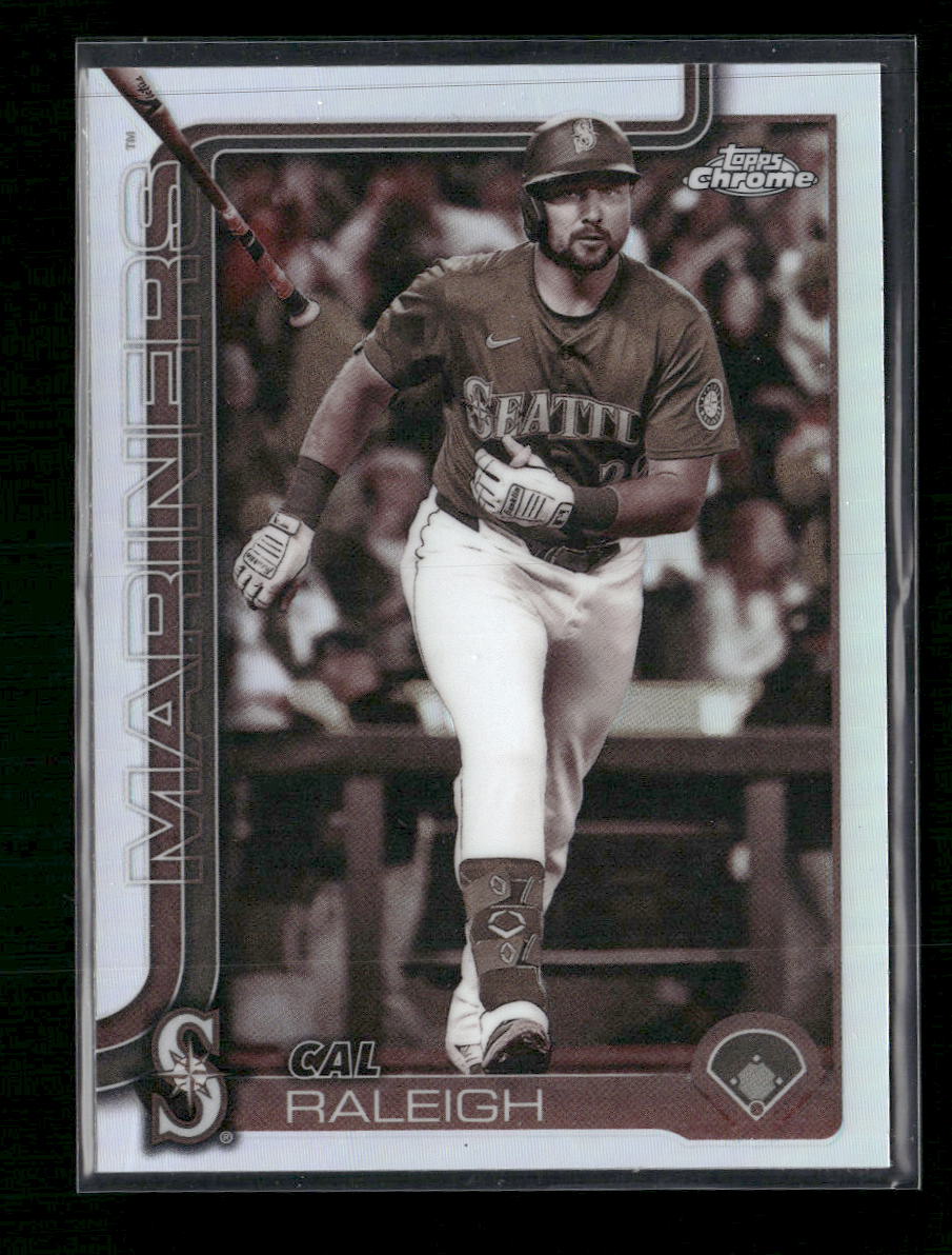 2025 Topps Chrome Update Sepia Refractors Cal Raleigh #USC45