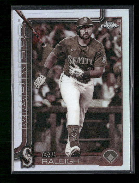 2025 Topps Chrome Update Sepia Refractors Cal Raleigh #USC45