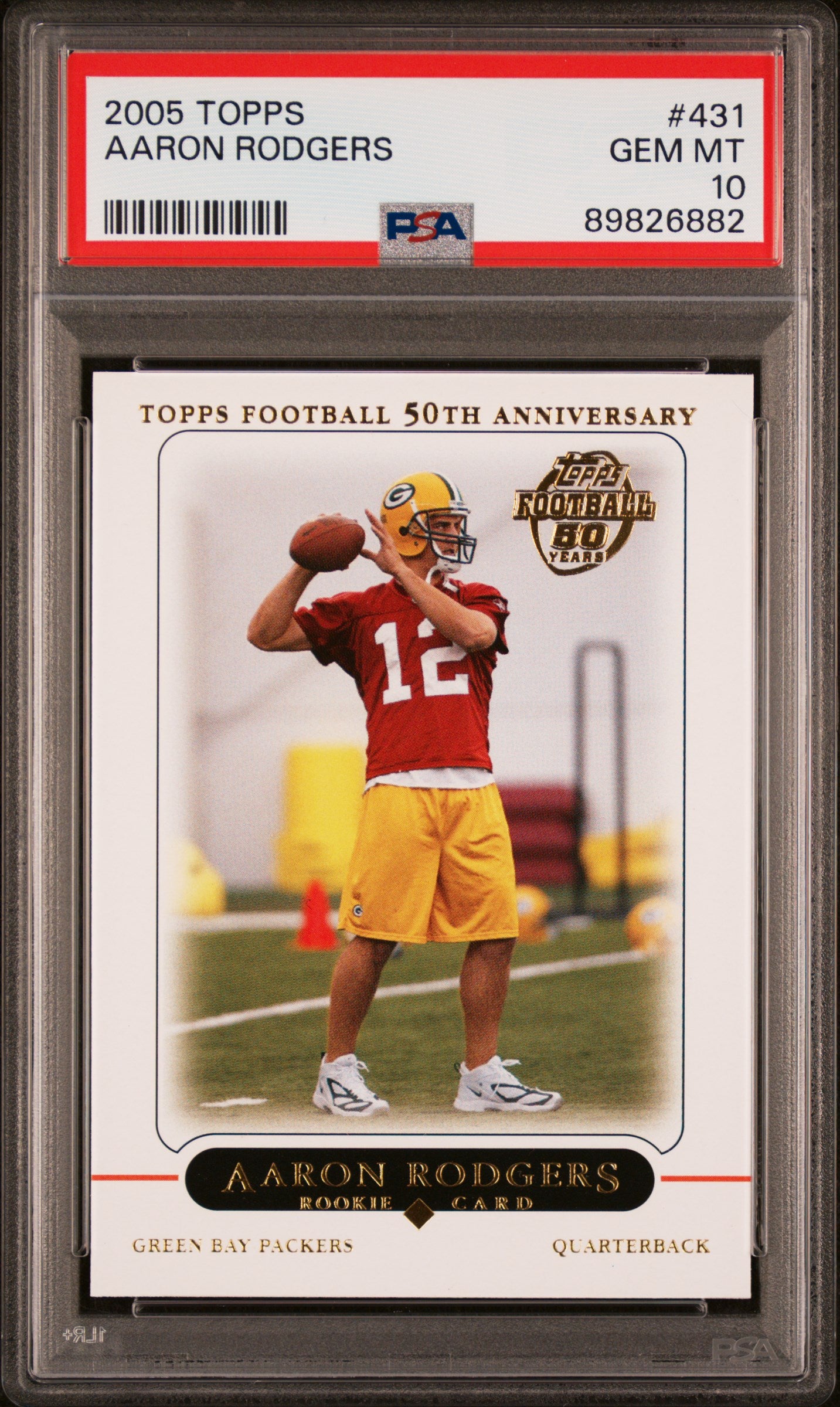 2005 Topps Aaron Rodgers 10 PSA #431