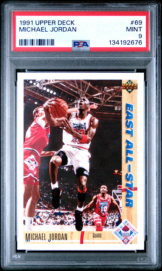 1991 Upper Deck Michael Jordan 9 PSA #69