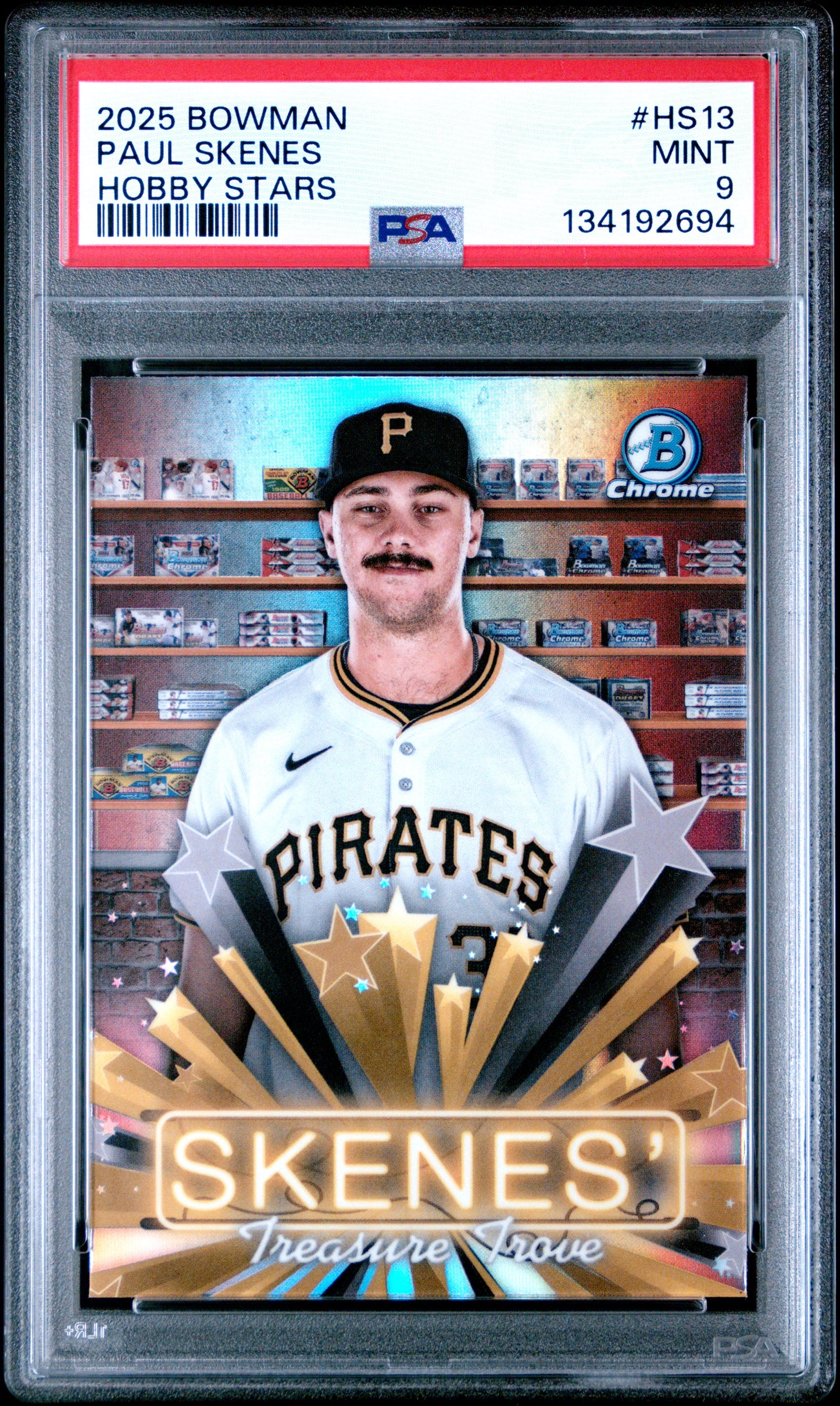 2025 Bowman Hobby Stars Paul Skenes 9 PSA #HS13