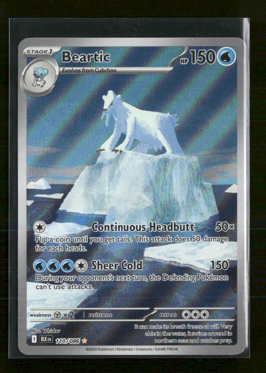 SV: Black Bolt Beartic Holo #110/086
