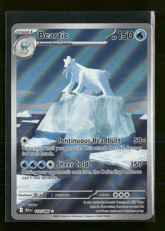 SV: Black Bolt Beartic Holo #110/086