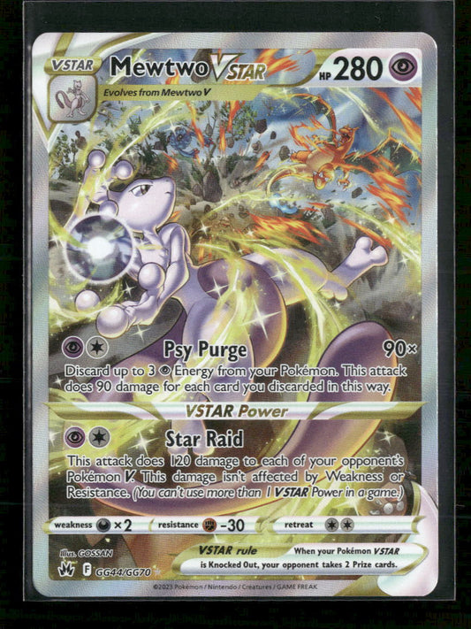 Crown Zenith: Galarian Gallery Mewtwo VSTAR Holo #GG44/GG70