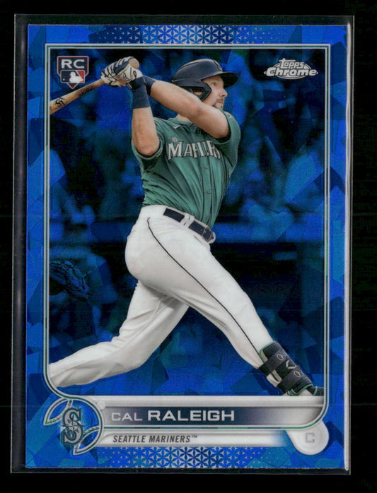 2022 Topps Chrome Sapphire Edition Cal Raleigh Rookie #277