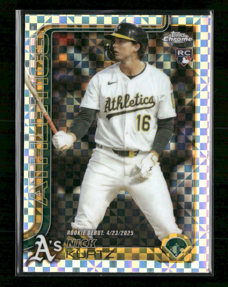 2025 Topps Chrome Update X-Fractors Nick Kurtz #USC180