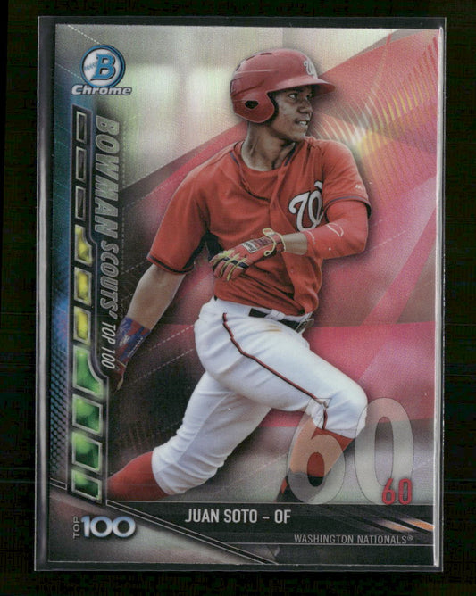 2017 Bowman Bowman Scouts' Top 100 Juan Soto #BTP-60