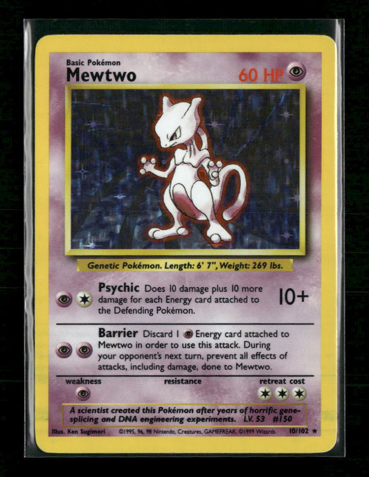 Base Set Mewtwo #010/102