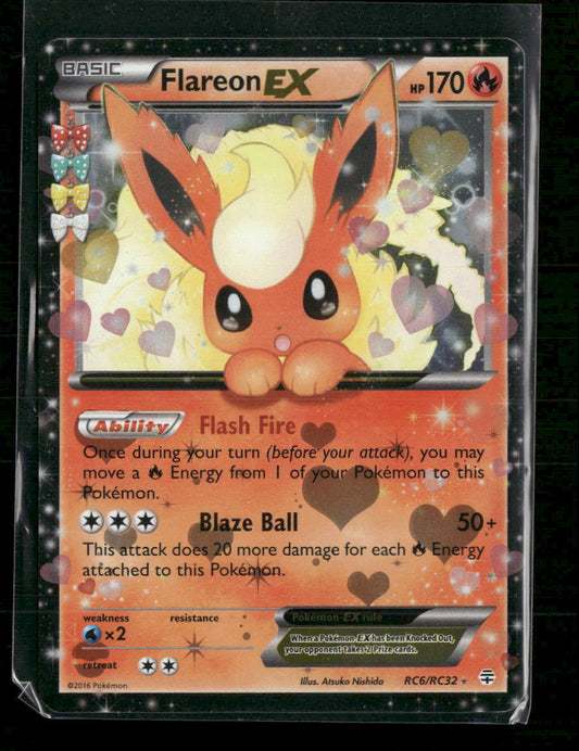 Generations: Radiant Collection Flareon EX #RC6/RC32