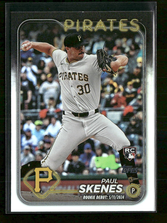 2024 Topps Update Rainbow Foil Paul Skenes Rookie #US288