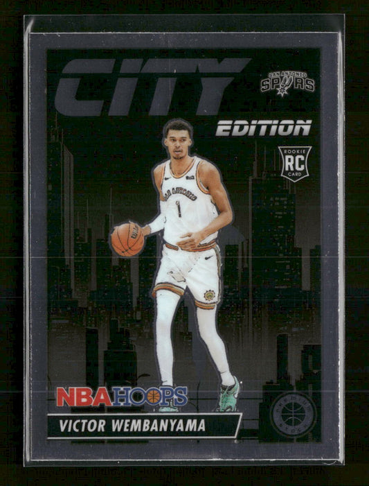 2023-24 Hoops Premium Stock Victor Wembanyama #25