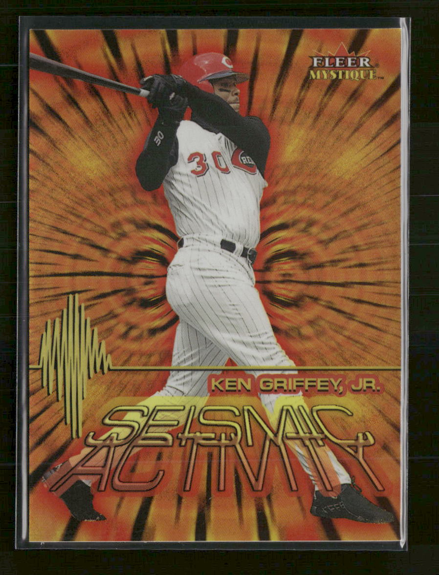 2000 Fleer Mystique Seismic Activity Ken Griffey Jr. #1SA
