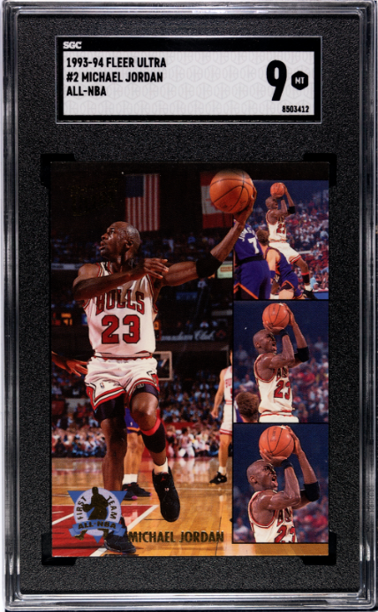 1993-94 Fleer Ultra All-Nba Michael Jordan 9 SGC #2