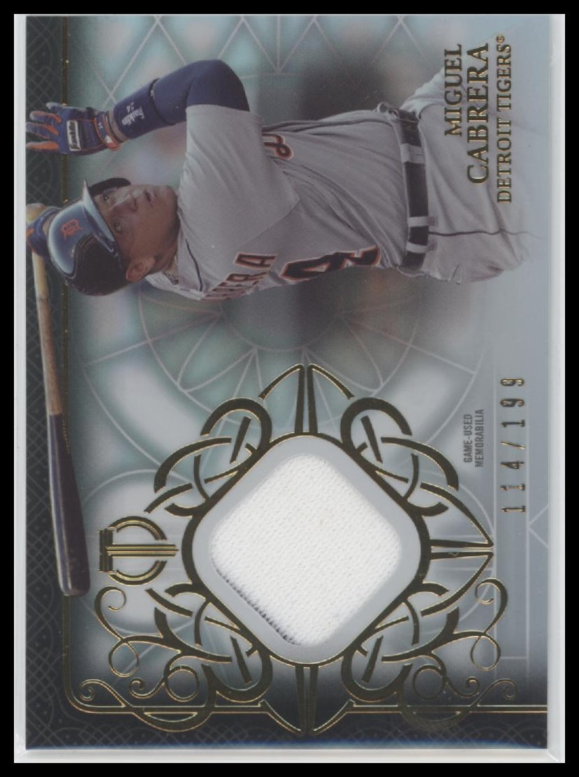 2015 Topps Tribute Relics Miguel Cabrera #/199 #TR-MC