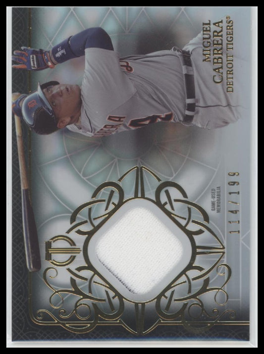 2015 Topps Tribute Relics Miguel Cabrera #/199 #TR-MC