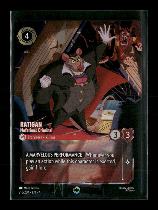 Archazia's Island Ratigan- Nefarious Criminal (Enchanted) #216/204
