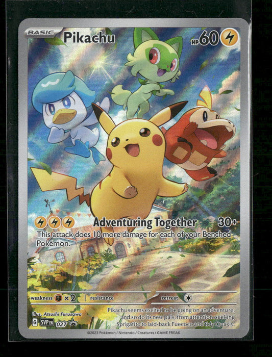 SV: Scarlet & Violet Promo Cards Pikachu #027