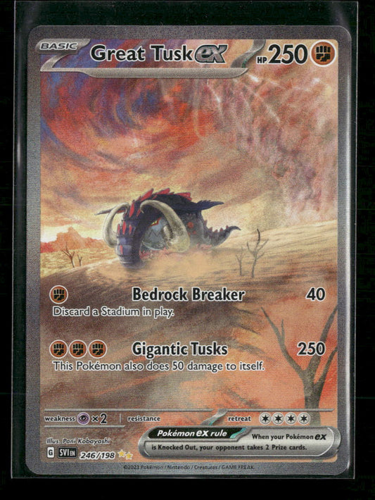 SV01: Scarlet & Violet Base Set Great Tusk ex #246/198