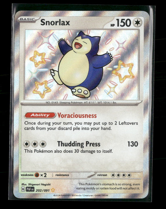 SV: Paldean Fates Snorlax #202/091