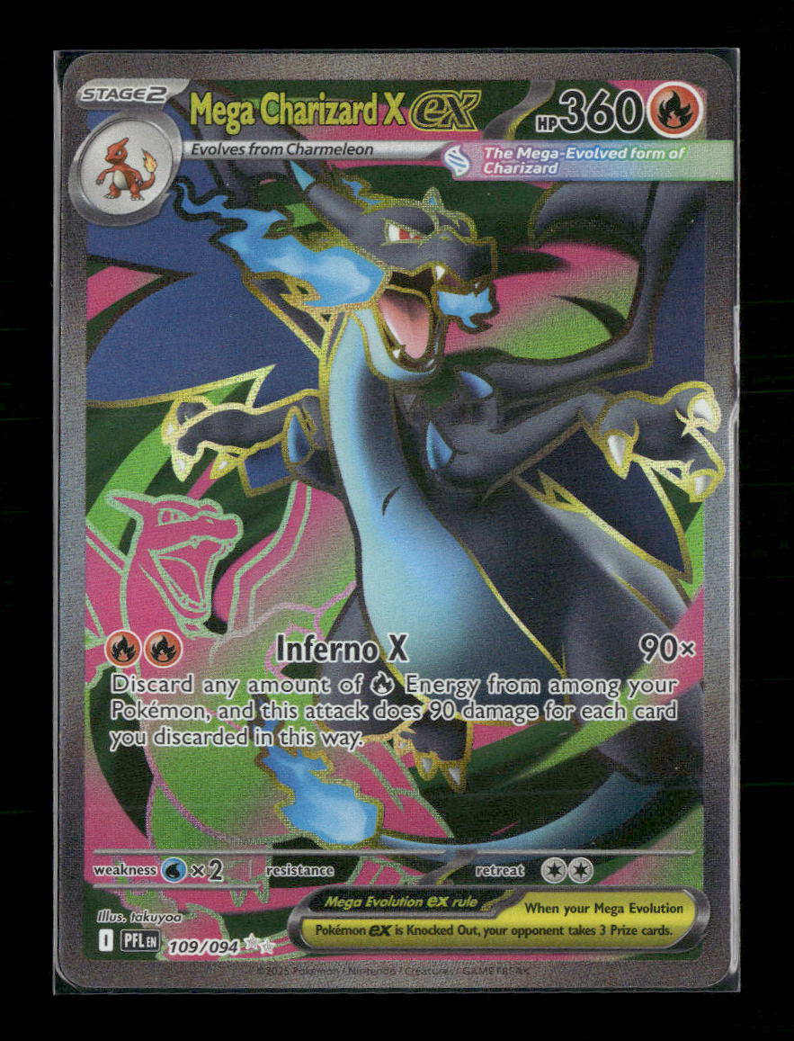 ME02: Phantasmal Flames Mega Charizard X ex #109/094