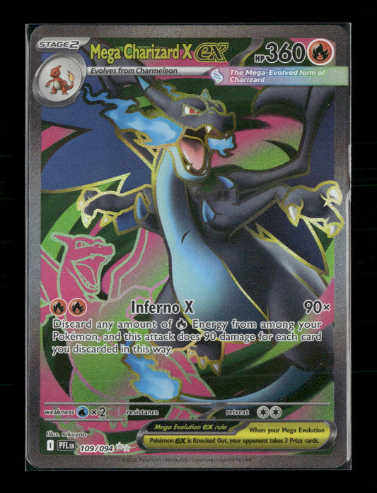 ME02: Phantasmal Flames Mega Charizard X ex #109/094