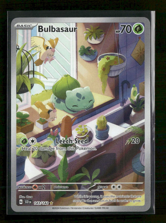 SV07: Stellar Crown Bulbasaur #143/142