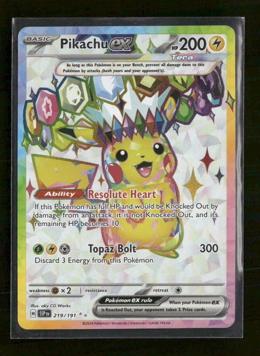 SV08: Surging Sparks Pikachu ex #219/191