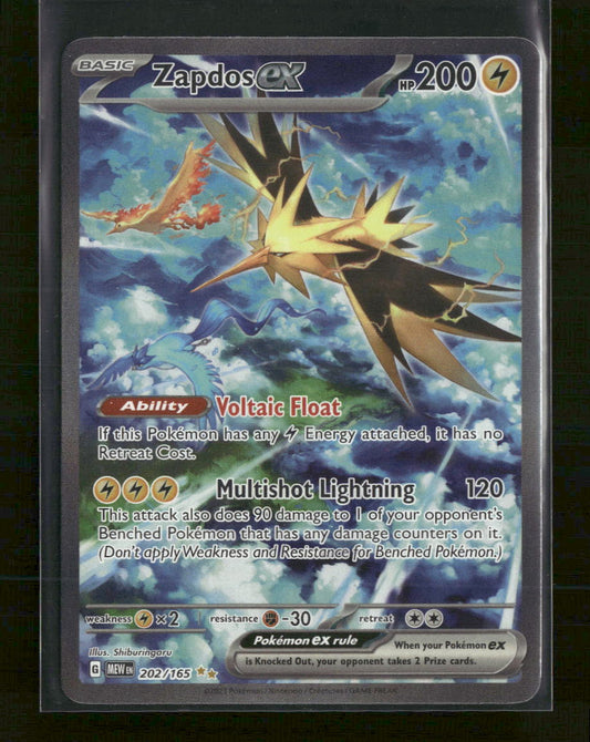 SV: Scarlet & Violet 151 Zapdos ex #202/165