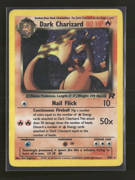 Team Rocket Dark Charizard (4) #04/82