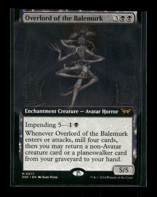 Duskmourn: House of Horror Overlord of the Balemurk (Extended Art) #377