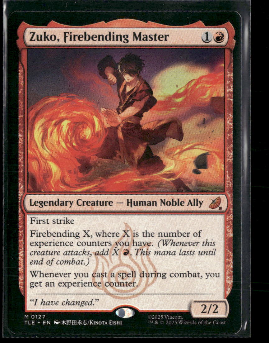 Avatar: The Last Airbender: Eternal-Legal Zuko, Firebending Master #127