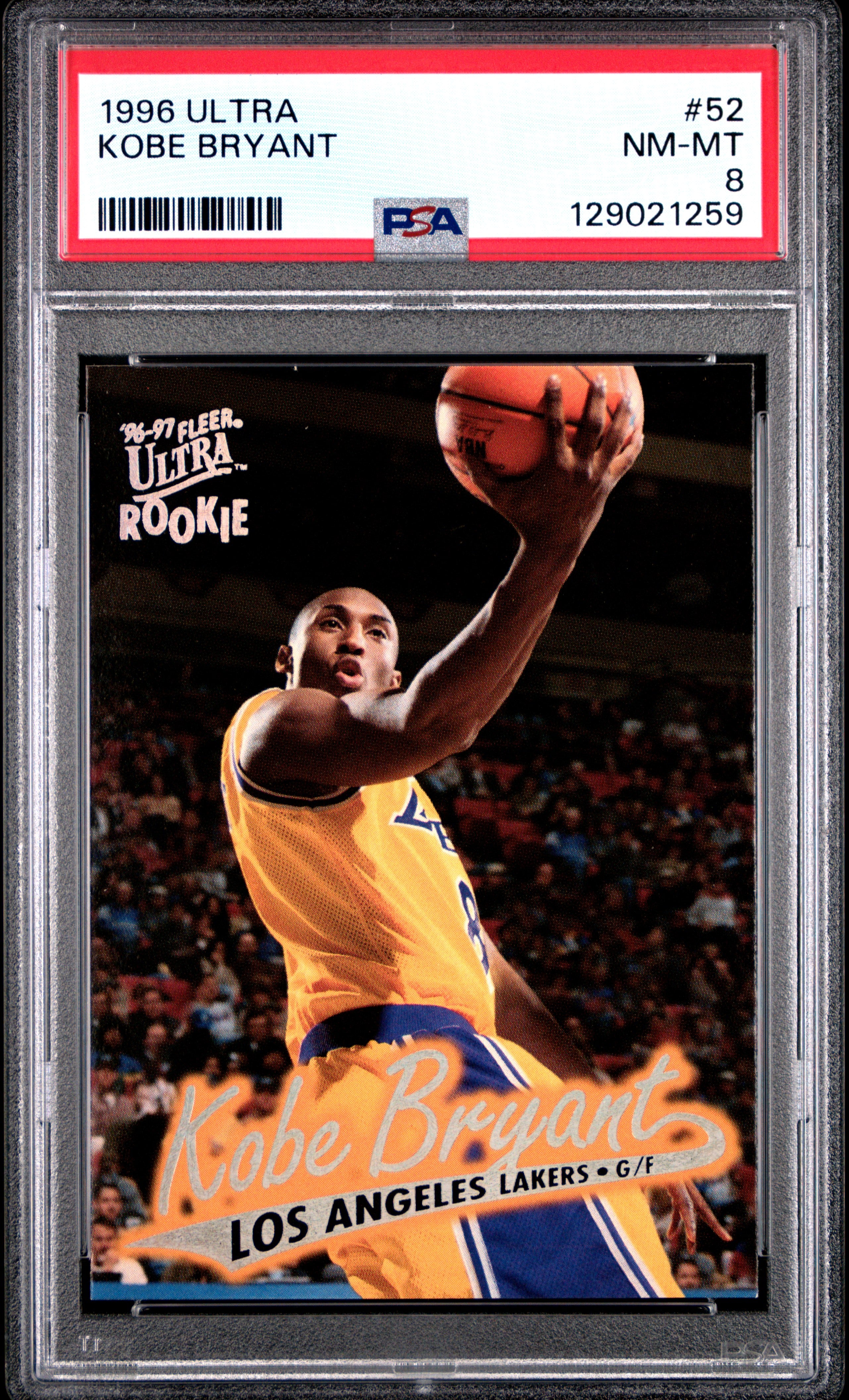 1996 Ultra Kobe Bryant 8 PSA #52 – Orb Sports Cards & Collectibles
