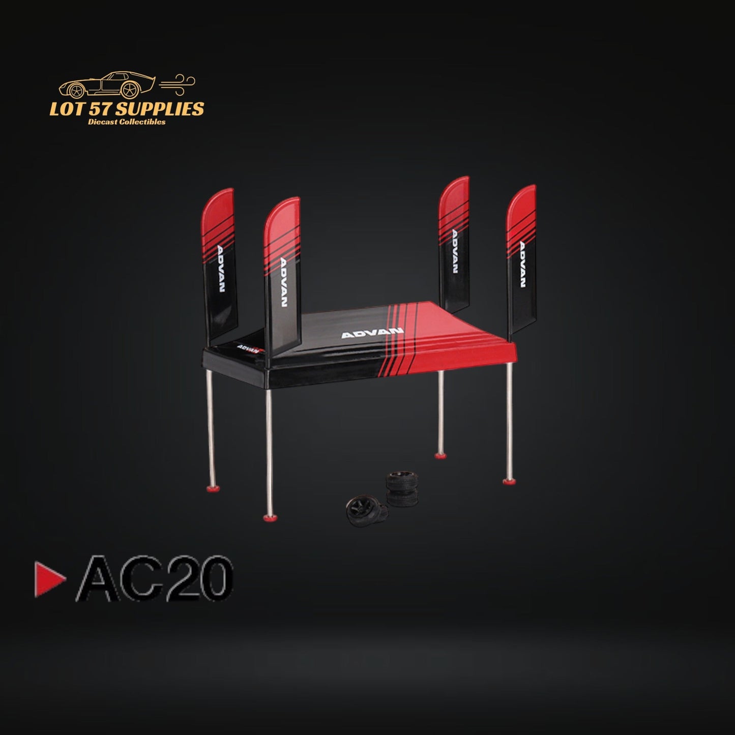 Mini-GT Paddock Service Tent Advan 1:64