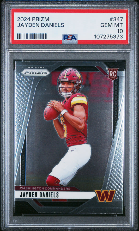 2024 Panini Prizm Jayden Daniels 10 PSA #347