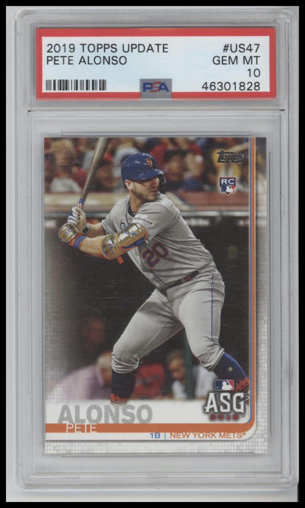 2019 Topps Update Pete Alonso 10 PSA #US47