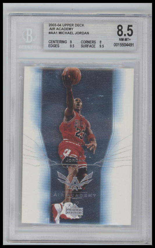 2003-04 Upper Deck Air Academy Michael Jordan 8.5 BGS #AA1