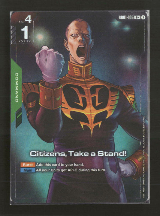 Newtype Rising Citizens, Take a Stand (R+) #GD01-105