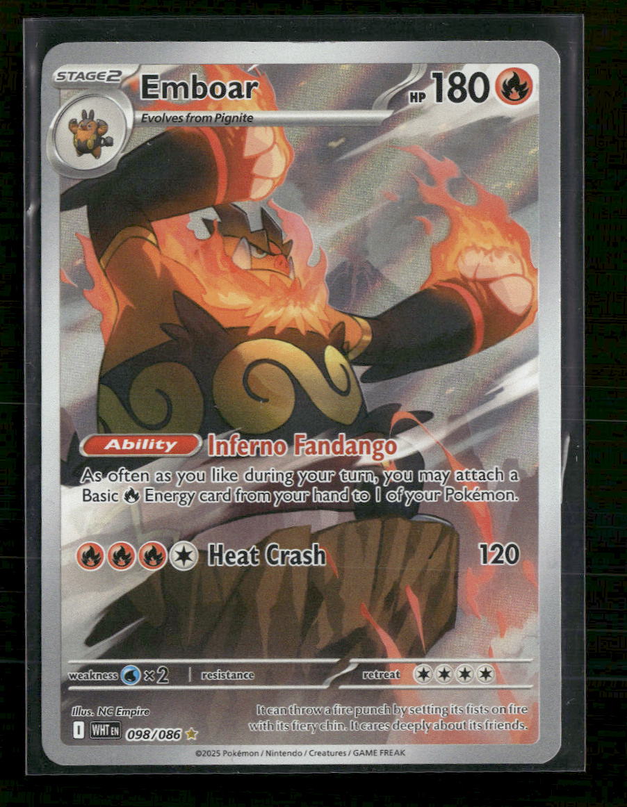 SV: White Flare Emboar #098/086
