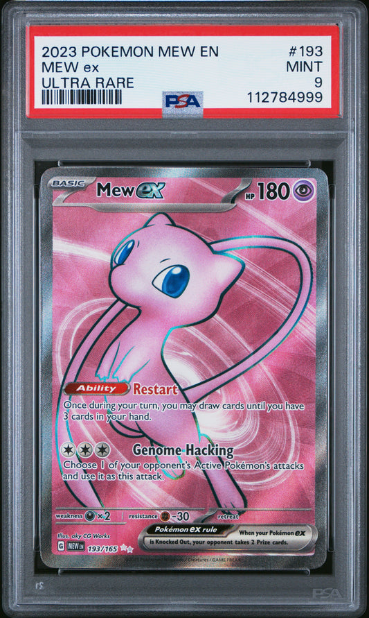 2023 Pokemon Mew En-151 Ultra Rare Mew Ex 9 PSA #193