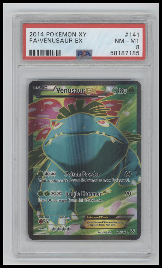 2014 Pokemon Xy Fa/Venusaur Ex 8 PSA #141