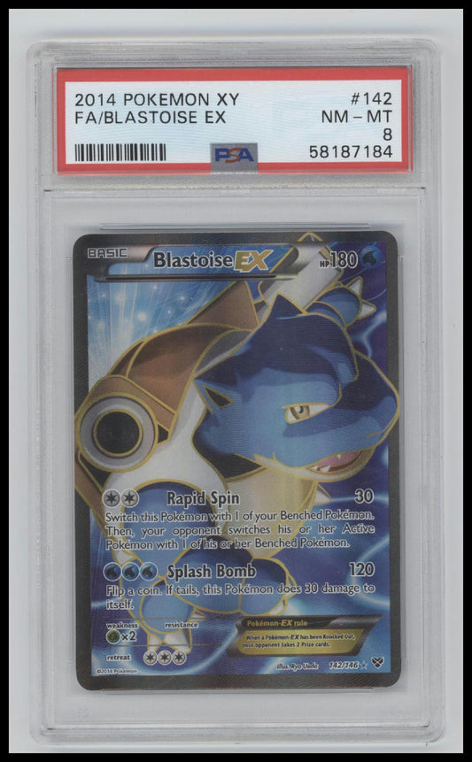 2014 Pokemon Xy Fa/Blastoise Ex 8 PSA #142