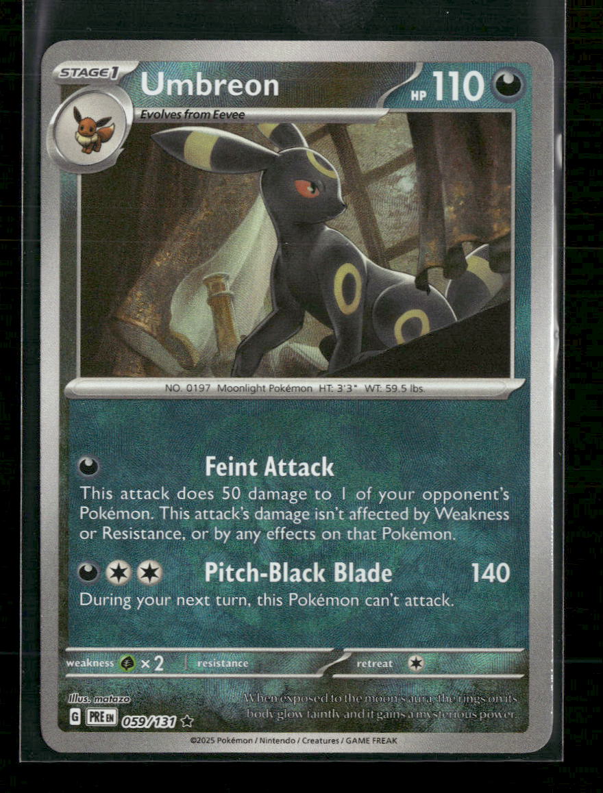 SV: Prismatic Evolutions Umbreon (Master Ball Pattern) #059/131